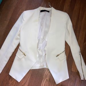 Zara cream blazer